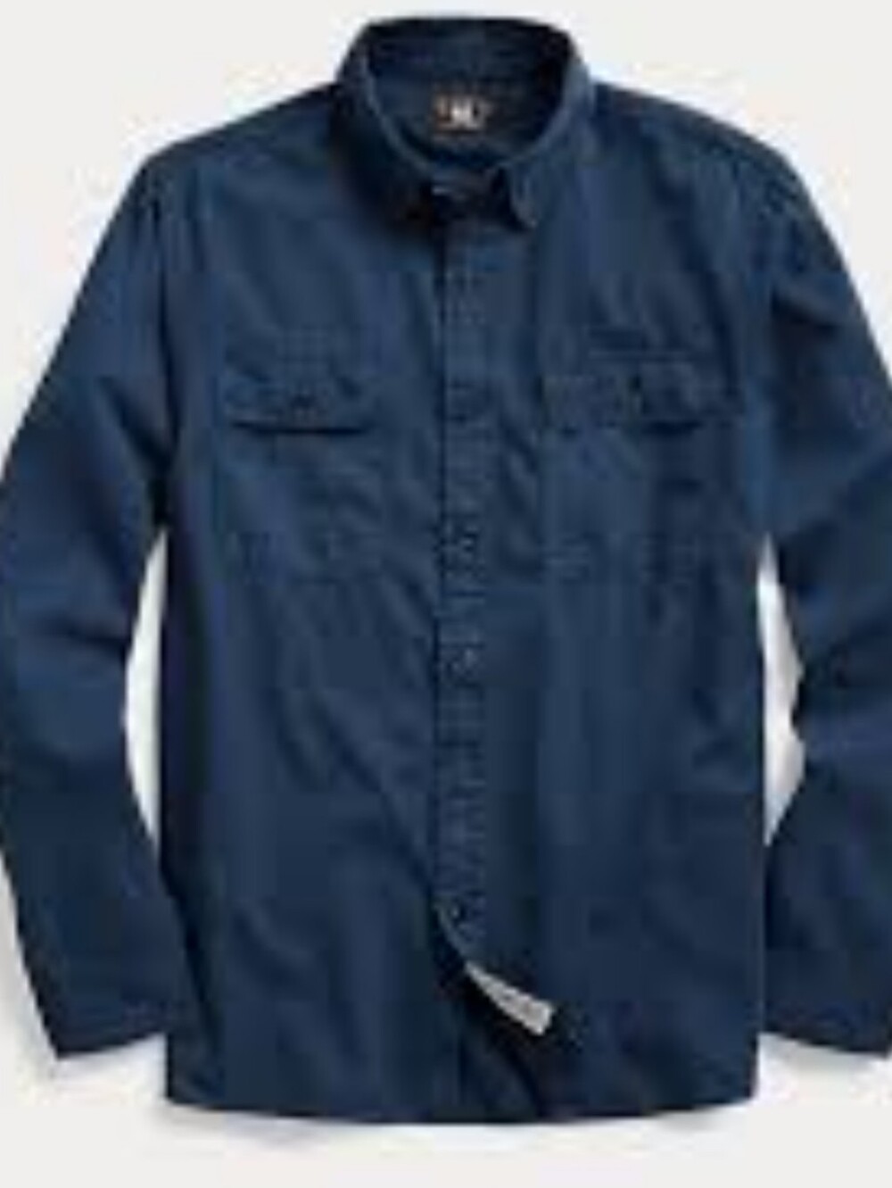 RRL Double RL Men's  Dark Navy Utility Shirt Large Nwt